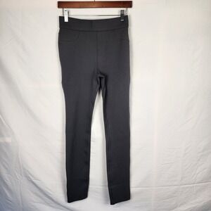 Spanx Ponte Ankle Gray Skinny Leg‎ High Waist Pants Women's Size Small